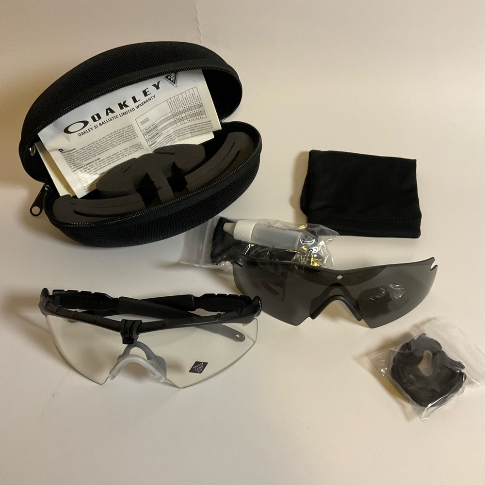 Oakley SI Ballistic M Frame Black Array with Case, Multi Lens Kit, Made in USA
